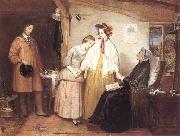 Richard Redgrave,RA Going into Service oil painting reproduction